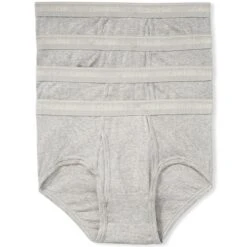CALVIN KLEIN Men's Classic Cotton Basic Briefs, 4 Pack