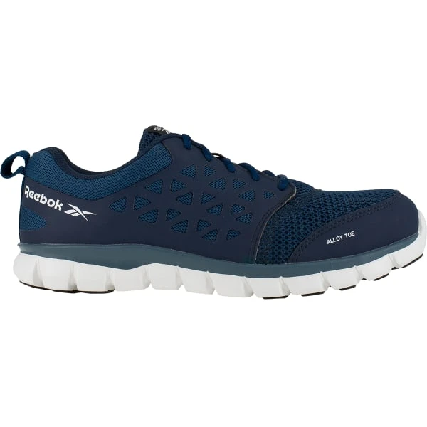 REEBOK WORK Men's Sublite Cushion Work Alloy Toe Work Shoes, Navy - Image 2
