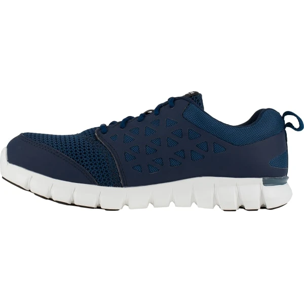 REEBOK WORK Men's Sublite Cushion Work Alloy Toe Work Shoes, Navy - Image 3