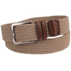 DOCKERS Men's Stretch Fabric Braid Belt