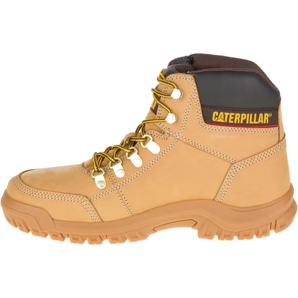 CATERPILLAR Men's 6 In. Outline Soft Toe Work Boots, Wheat - Image 3
