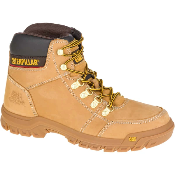 CATERPILLAR Men's 6 In. Outline Soft Toe Work Boots, Wheat
