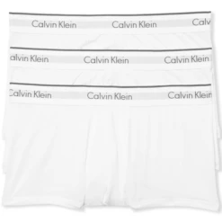 CALVIN KLEIN Men's Stretch Microfiber Low-Rise Trunks, 3-Pack