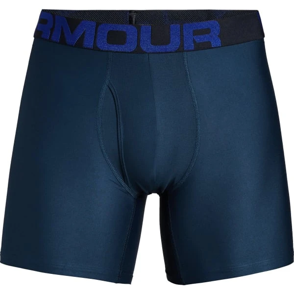 UNDER ARMOUR Men's Tech 6 In. Boxerjock Boxer Briefs, 2-Pack - Image 2