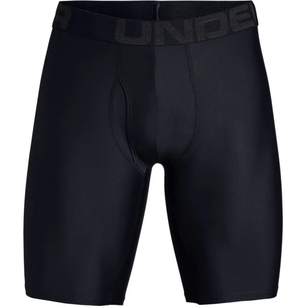UNDER ARMOUR Men's Tech 9 In. Boxerjock Boxer Briefs, 2-Pack