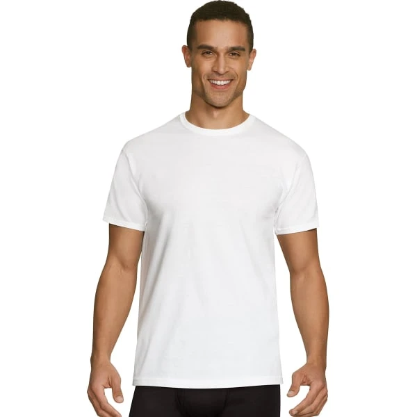 HANES Men's Ultimate X-Temp Sport Crewneck Undershirts, 4-Pack - Image 2