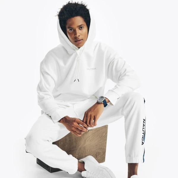 NAUTICA Men's Sustainably Crafted Fleece Hoodie - Image 2