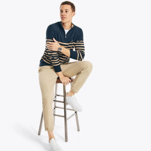 NAUTICA Men's Navtech 1/4-Zip Sweater - Image 3