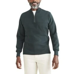 DOCKERS Men's 1/4-Zip Sweater