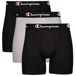 CHAMPION Men's Lightweight Stretch Boxer Briefs, 3 Pack