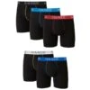 HANES Ultimate Men's Stretch Boxer Briefs, 5-Pack Extended Size