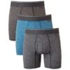 HANES Men's Ultimate Comfort Flex Fit Breathable Stretch Boxer Briefs, 3-Pack