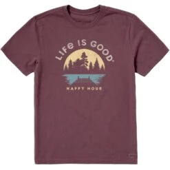 LIFE IS GOOD Men's Dockside Happy Hour Short Sleeve Tee