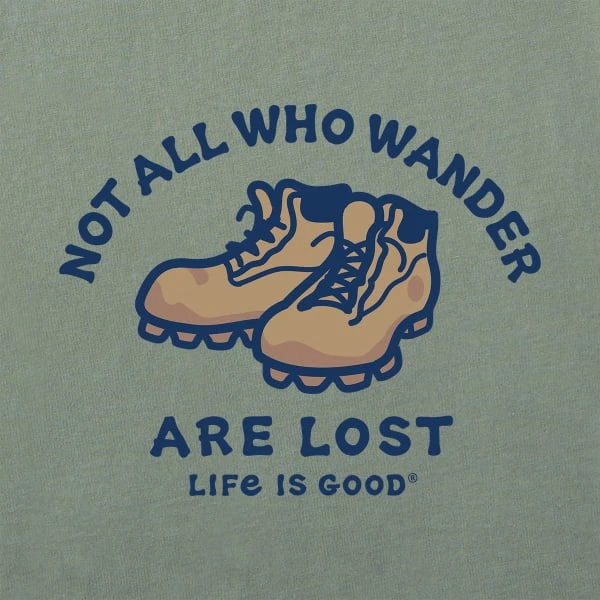 LIFE IS GOOD Men's Not All Who Wander Are Lost Long-Sleeve Crusher Tee - Image 2