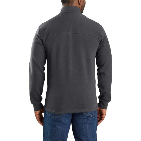 CARHARTT Men's 105012 Flame Resistant Rain Defender Relaxed Fit Mock Neck Fleece Pullover, Extended Sizes - Image 3