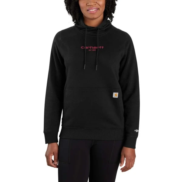 CARHARTT Women's 105573 Force Relaxed Fit Lightweight Graphic Hooded Sweatshirt - Image 2